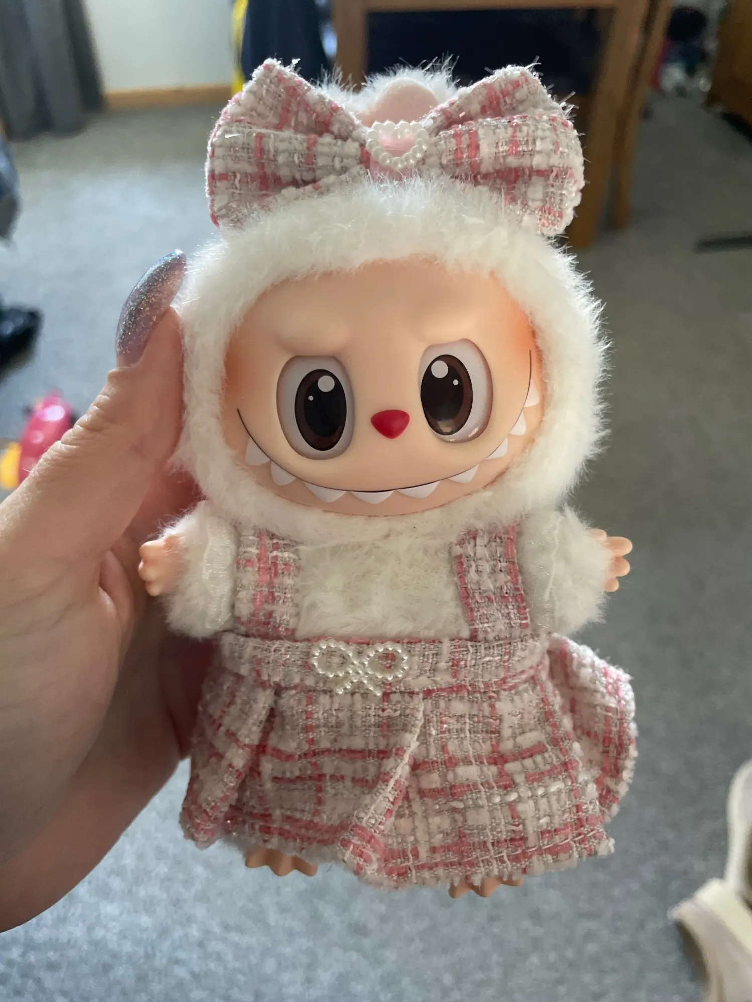 Labubu Doll Clothes - 15/17CM Kpop EXO Idol Suit & Accessories for Plush Dolls photo review