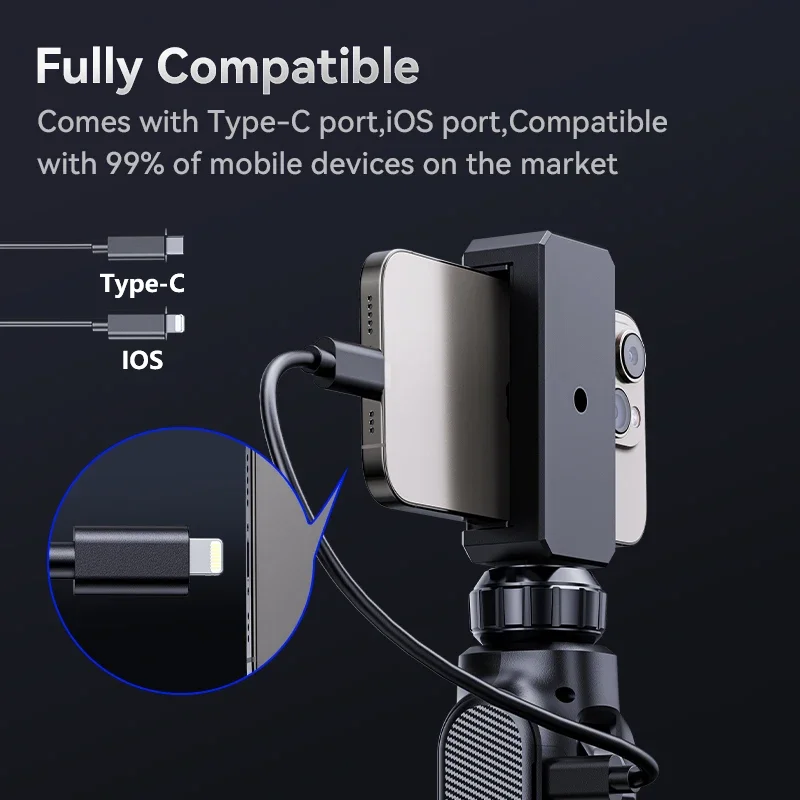 6/8mm 360° 1080P Industrial Rotary Endoscope Inspection Camera Rotation For Cars Inspection Device Android Iphone IOS Mobile 3
