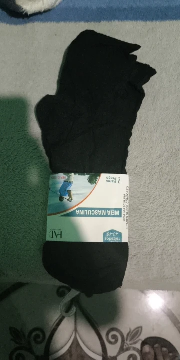 Meias Masculinas de Algodão Preto, Meias Casuais Brancas, Meias Empresariais de Primavera e Verão, Algodão Reciclado, 12 Pares photo review