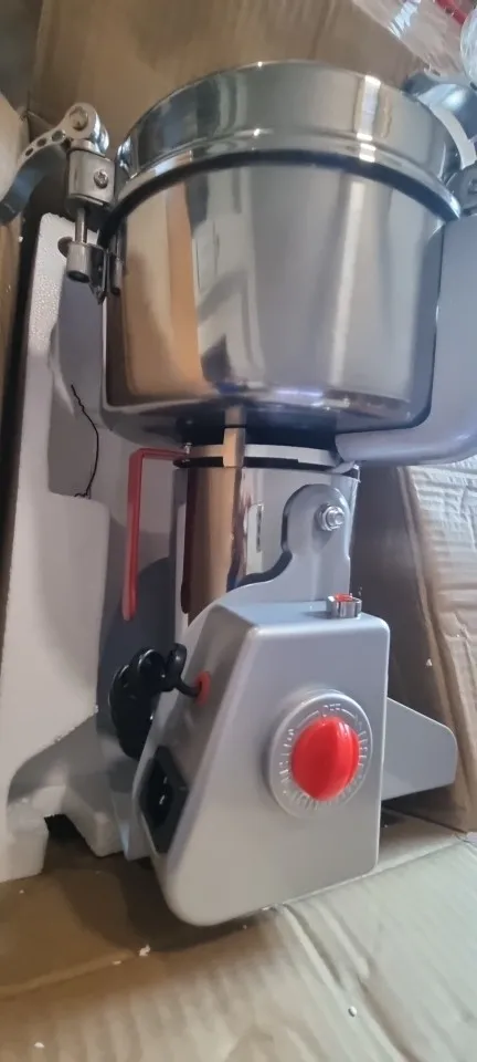 SucceBuy 150-2500g Electric Grain Mill Grinder Commercial Swing Spice Grinders for Dry Herbs Grains Spices Cereals Coffee Corn photo review