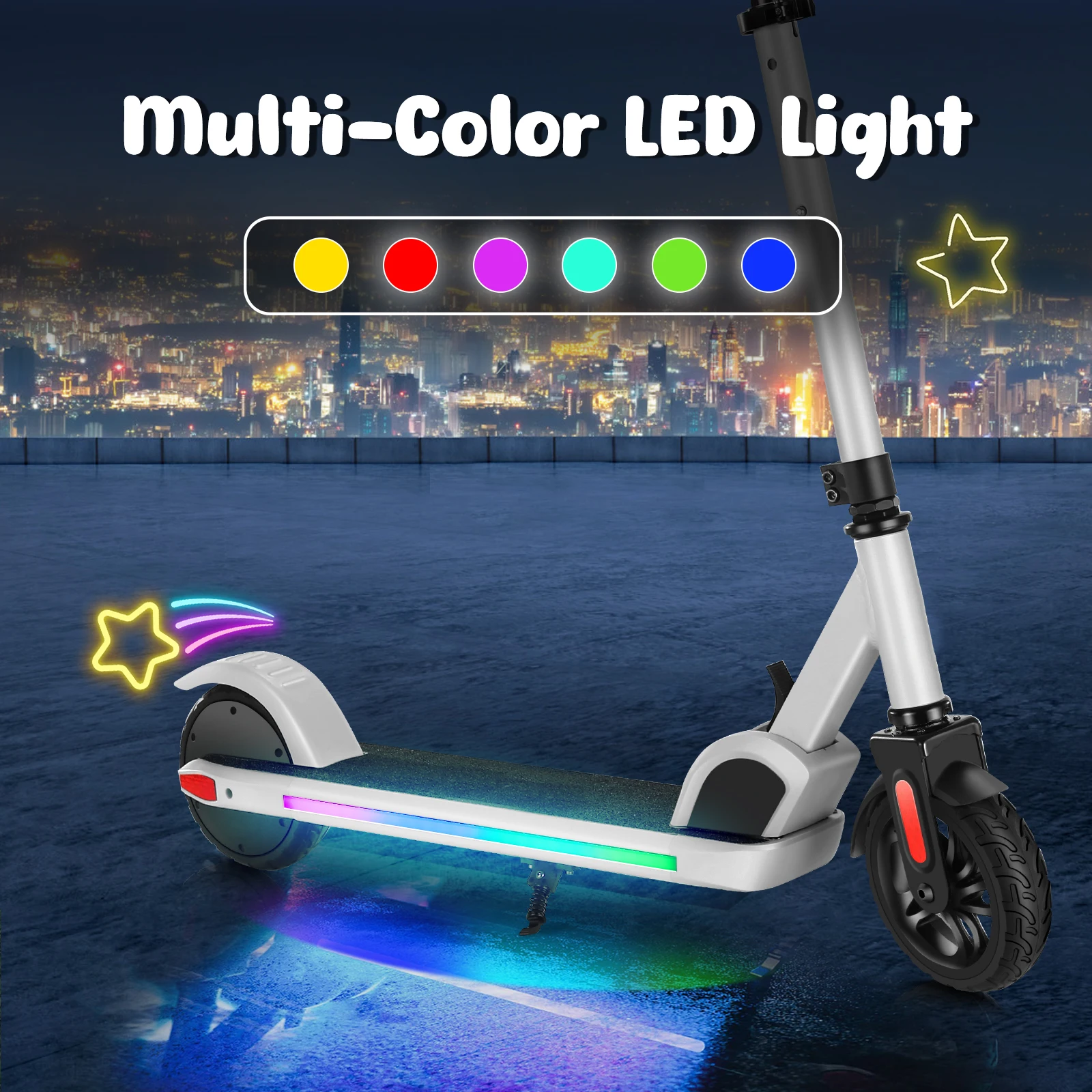 Electric Scooter For Kids Ages 6-12 scooter accessories kick scooter
