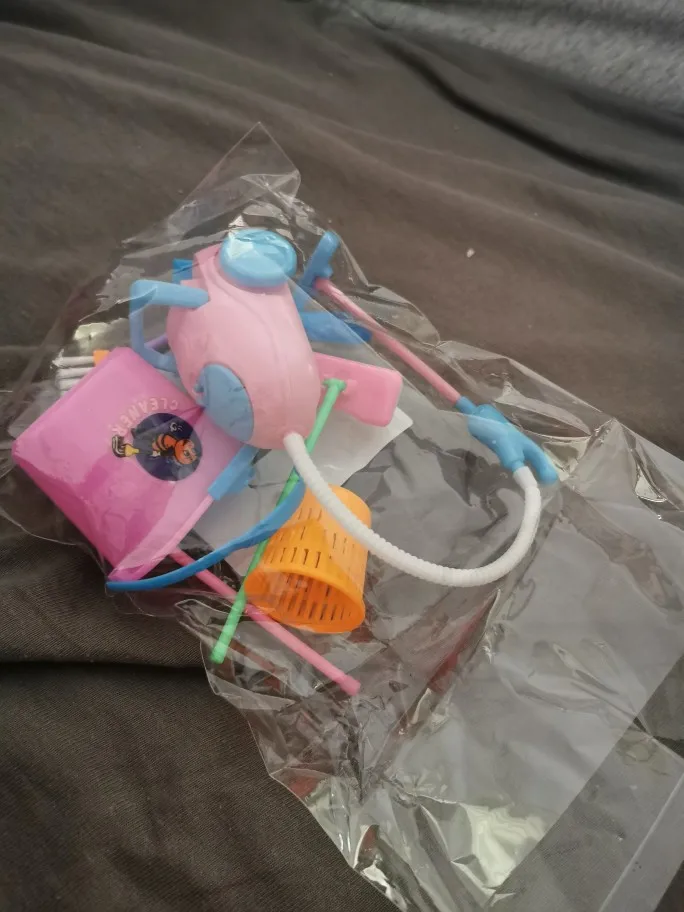 9pcs Set Miniature Mop Dust Cleaner Doll Housework Cleaning Supplies Tools Set Dollhouse Furniture Decoration Doll Accessories photo review