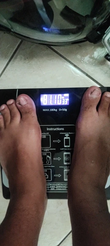 Balança Corporal Bioimpedância Profissional Bluetooth - Neverdie Store photo review
