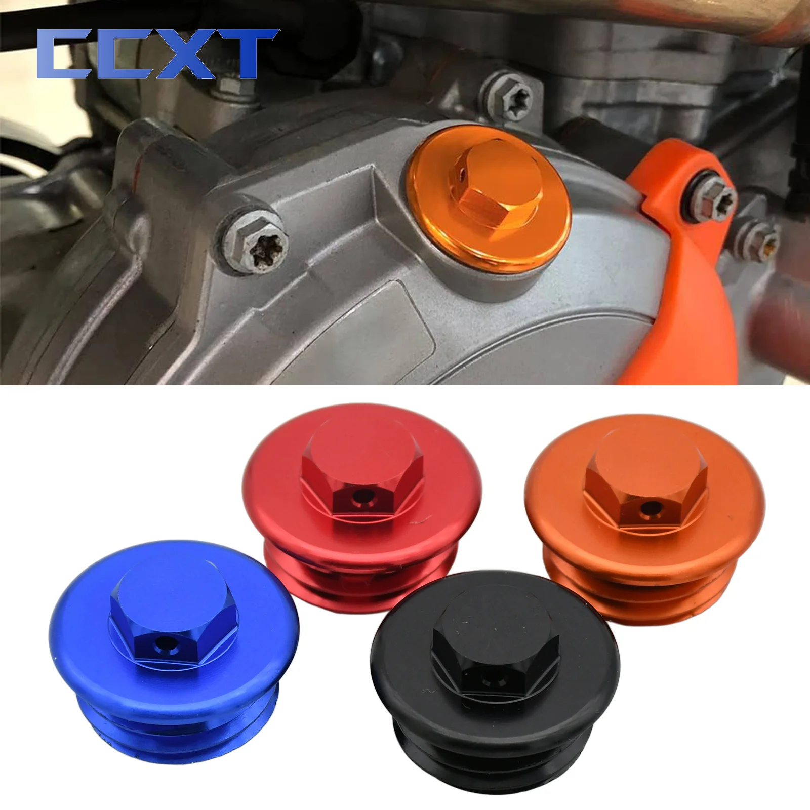 

CNC Motocross Engine Oil Filler Plug Cap Cover For KTM SX SXF XC XCF XCW XCFW EXC EXCF TPI Six Days 2004-2022 65SX 85SX 105SX