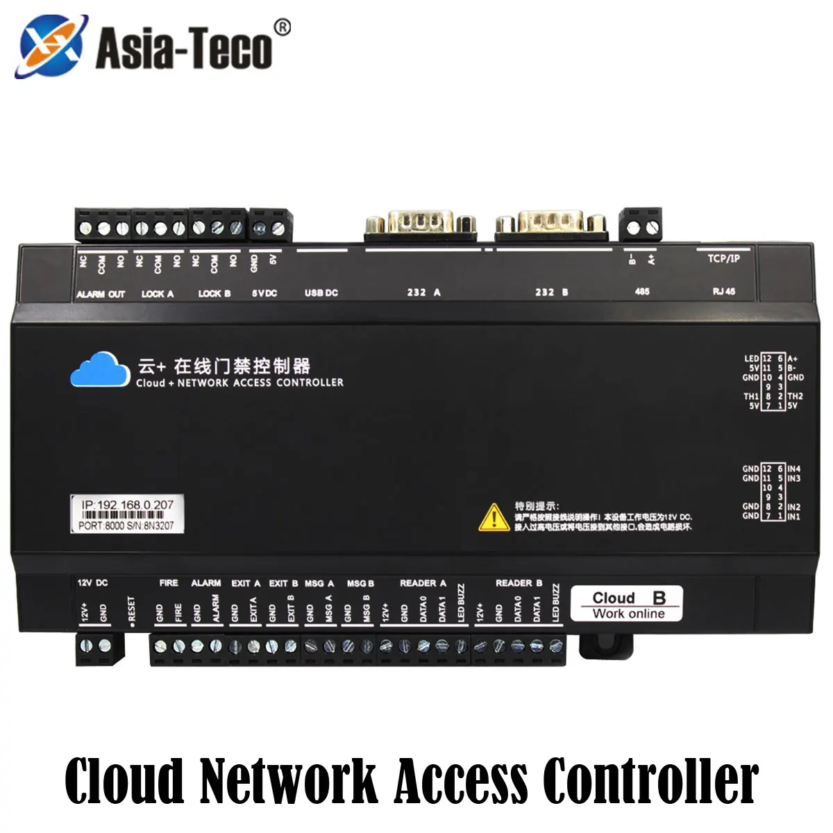 

Система управления доступом к дверям, Электрический контроллер доступа RFID, двойная панель с сетевым WAN Http/IP облачным сервисом, Бесплатная конфигурация