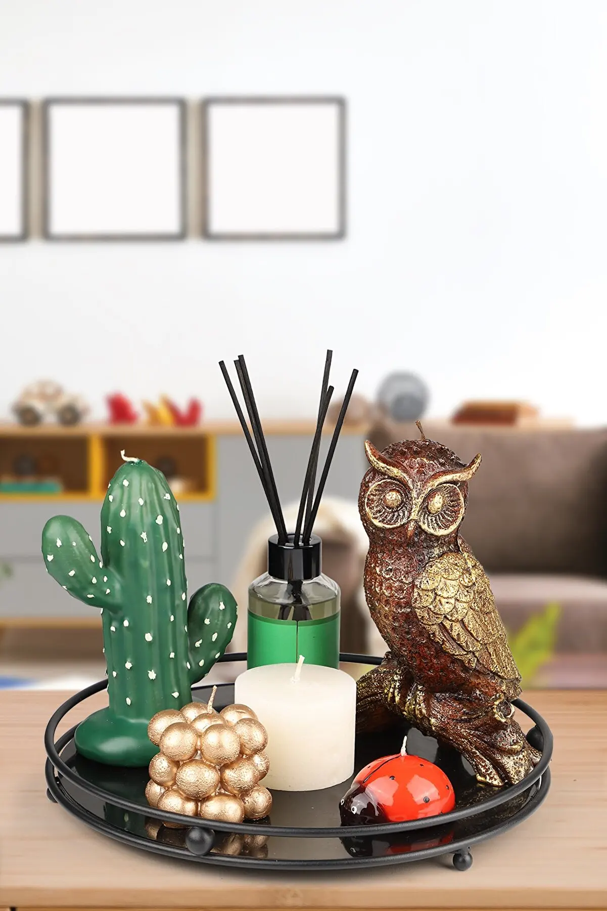 

Металлический поддон, большой круглый поддон, домашняя посуда, хранение продуктов, декоративный поддон, Сервировочная тарелка