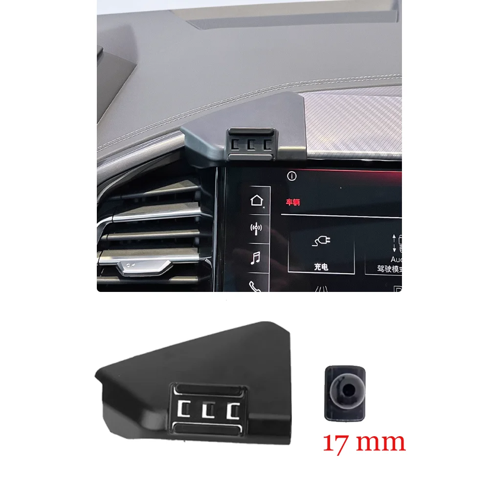 15W Car Phone Holder for Audi Q4 e-tron F4 ~ GPS Air Vent Clip Magnetic Support Wireless Fast Charging Accessorie iPhone