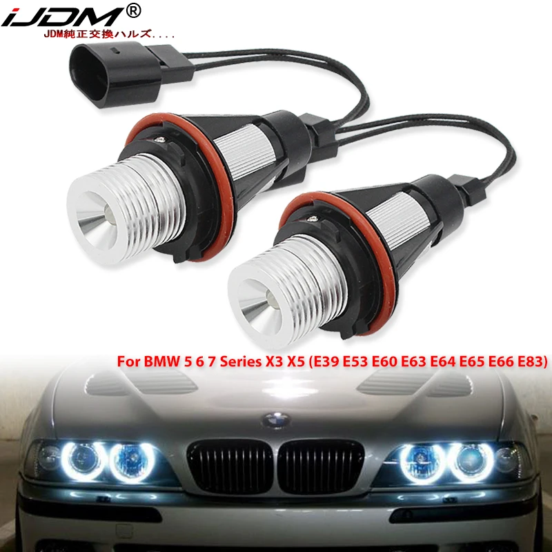 Error Free Angel Eye Ring Marker Bulbs For BMW 5 6 7 Series X3 X5 (E39 E53 E60 E