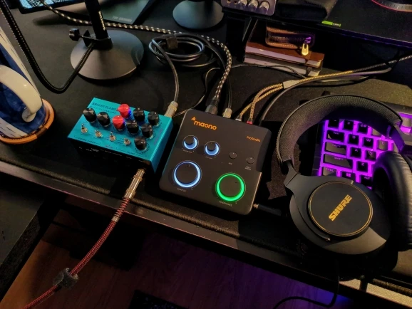 Mosky Audio Bright Flame Multi Guitar Amp Simulator Pedal,Stereo