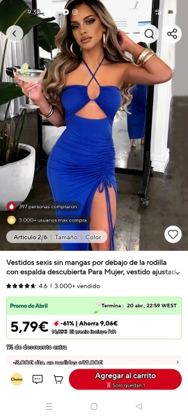 Elegant Backless Midi Dress for Nightlife & Parties photo review