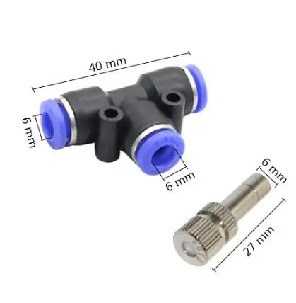 0.8mm Nozzle 6mm Tee