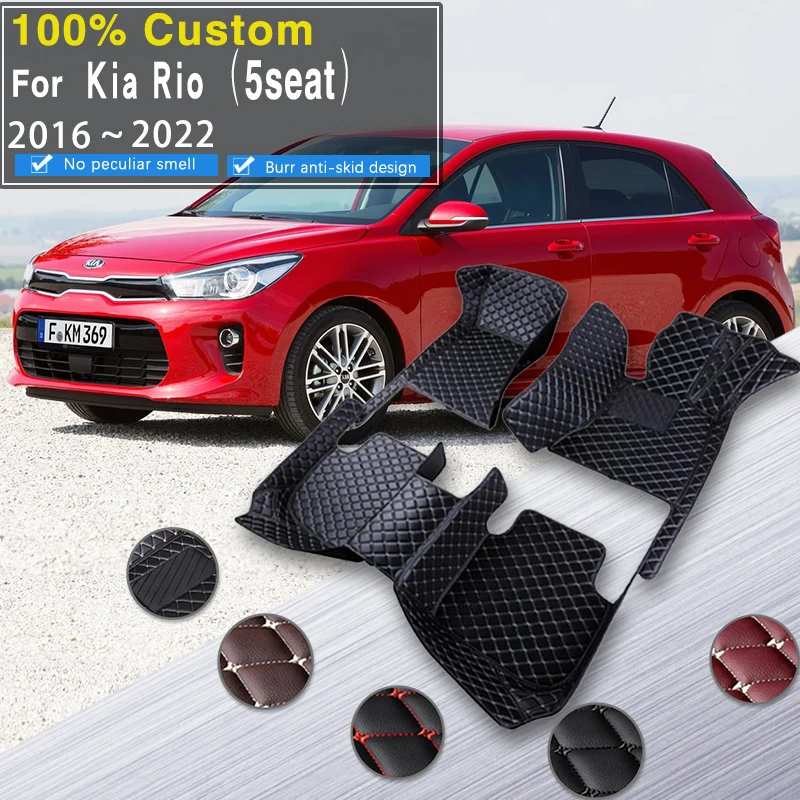 CarFloorMatsForKiaRioTonicYBSC20162022AntidirtPads