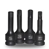 1PCS 1/2" Universal Impact Wrench Socket Adapter H5-H19 T30-T90 Hex/Torx Head Impact Socket Adapter For Impact Wrench Tool 2