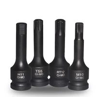 1PCS 1/2" Universal Impact Wrench Socket Adapter H5-H19 T30-T90 Hex/Torx Head Impact Socket Adapter For Impact Wrench Tool 2