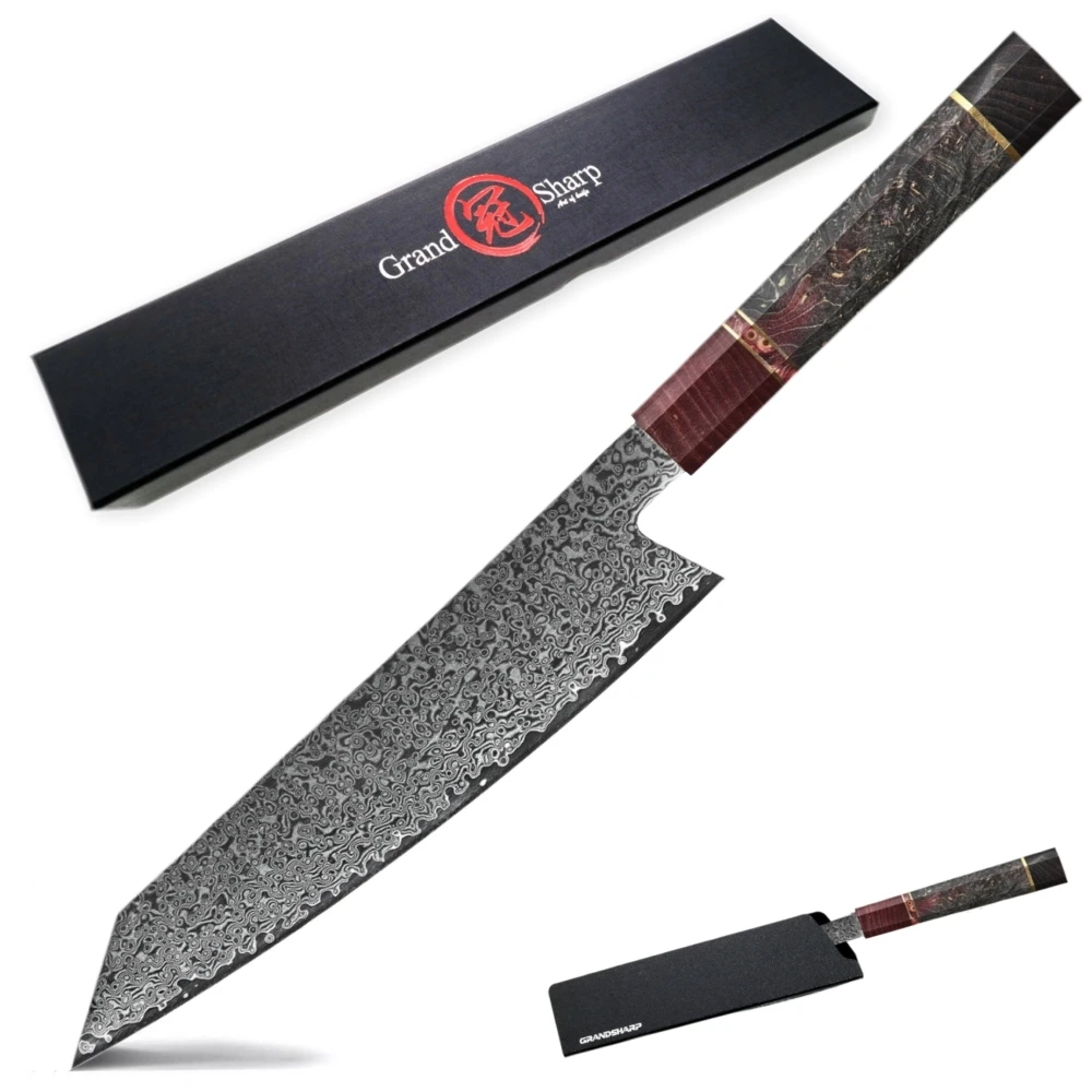 

Japanese Chef's Knife 67 Layers Japanese Damascus Steel Kitchen Knives Slicing Cooking Tools Home Decor Kitchen Design Gadgets