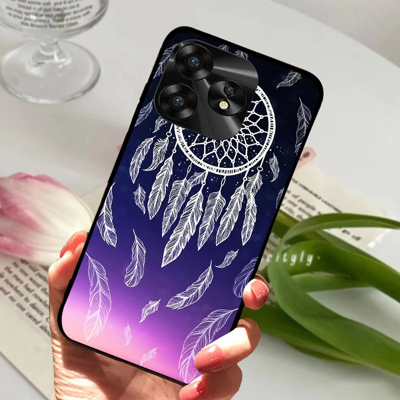 NFC Silicone Shockproof Soft TPU Phone Cover with Animal Cartoon Design