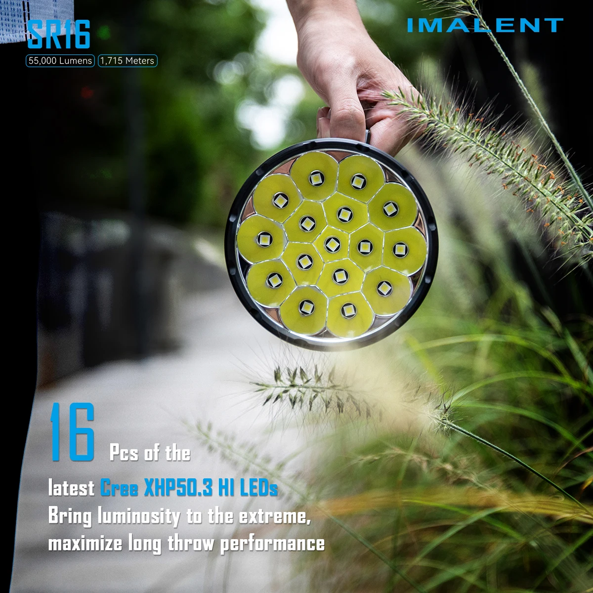 IMALENT MS18W Lampe de poche la plus lumineuse de 100000 lumens