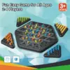 Chain Triangle Chess Game, Geometric Chess Game, Board Games for Family Night, Family Games for Kids and Adults, 2 to 4 Players 2