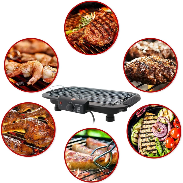 Mewmewcat Grilling Machine Electric 2000W Indoor Searing Grill