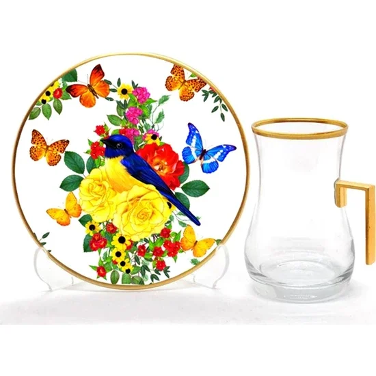 

Чайный сервиз Toygar с капельной ручкой 6 шт. Robin