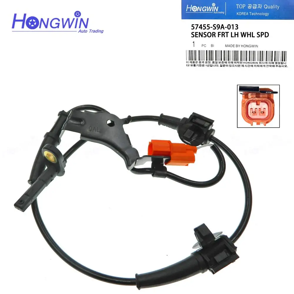 OEN SET Front Left&Right ABS Wheel Speed Sensor For Honda CR-V CRV II RD 2.4L 01-06 57455-S9A-013 57450-S9A-013 57455S9A013