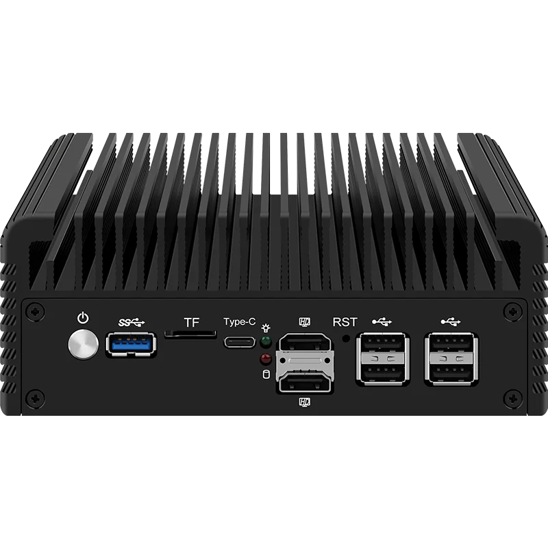 Topton 2.5GbE Firewall Appliance Mini PC 12th Gen Intel N100 N305(up to 3.8GHz) Fanless Computer Router with 6x I226 Nics AES-NI 4
