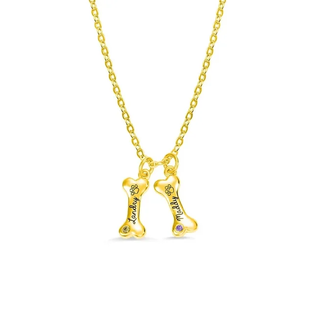 Customized Exquisite Name Dog Bone 