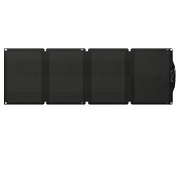 Panneau solaire pliable FlashFish SP18V60W, puissance maximale 60W, cellules monocristallines 21,6%, revêtement ETFE, étanche IP65, sortie DC5521 pour stations d'alimentation, camping, camping-car et utilisation en extérieur. 8