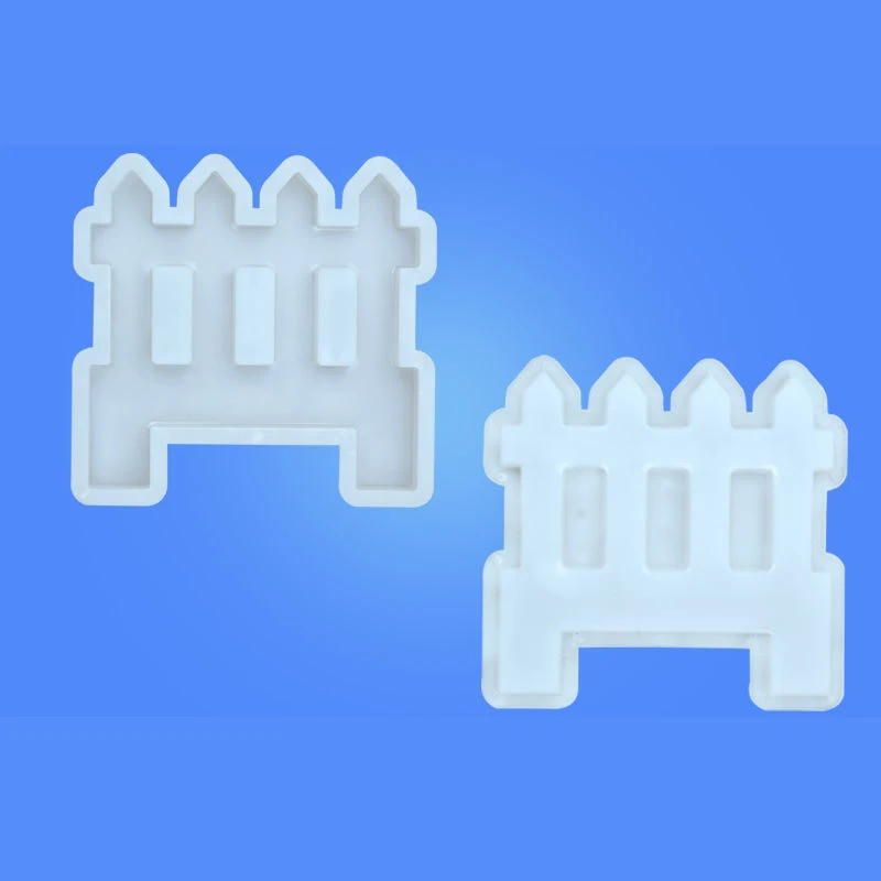 Flower Pond Brick Antique Fence Cement Mould Surrounding Flowers and Grass Garden Community Concrete Mou