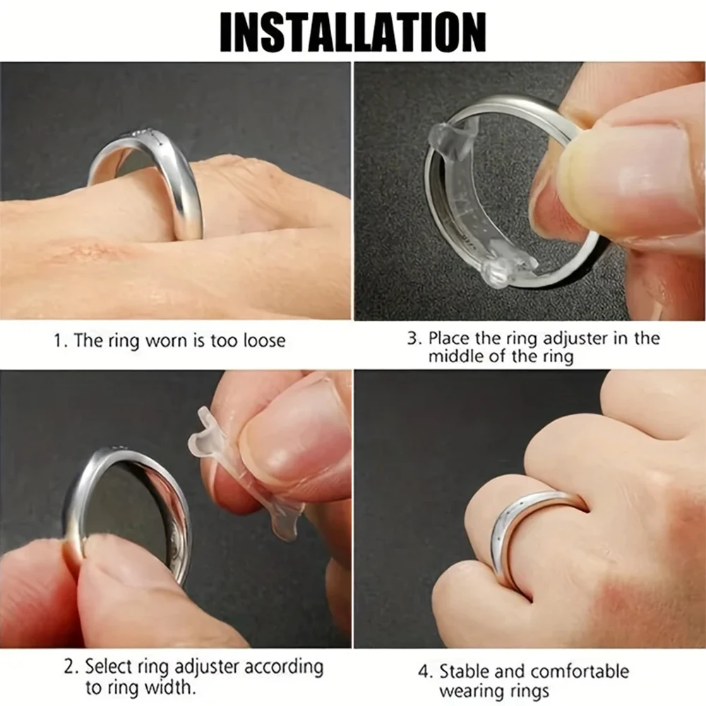 12pcs ring größe einsteller pad set, feste reduzierung ring verstellung pads LK-AA73 – Detail 3