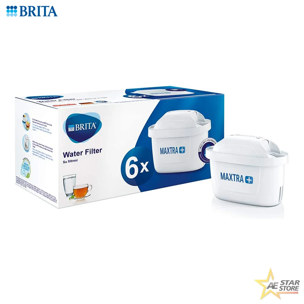 Brita Filter Maxtra Plus 2-3-4-6 Packs Replacement Water Filter Compatible With All BRITA Jugs