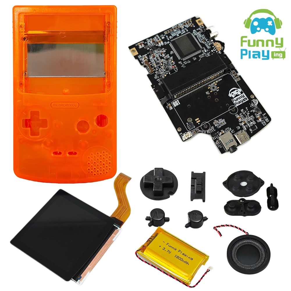 FunnyPlaying FPGBC Retro Pixel Game Console Kits GameBoy