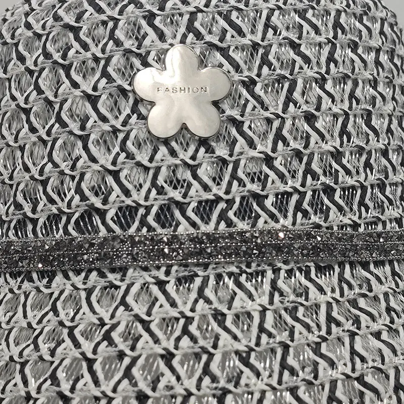 Cappellini da sole estivi Cappelli da spiaggia alla moda da donna Cappello in tessuto casual femminile da secchiello_voghion.com