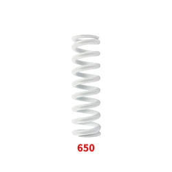 Universal Motorcycle Rear Shock Absorber Spring - Enhanced Motocross Performance Parts (650 LBS White)