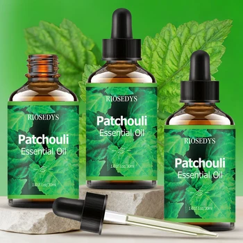 Olio essenziale di patchouli, per assistenza sanitaria, massaggio corpo e cura dei capelli, idratazione e idratazione intensamente.