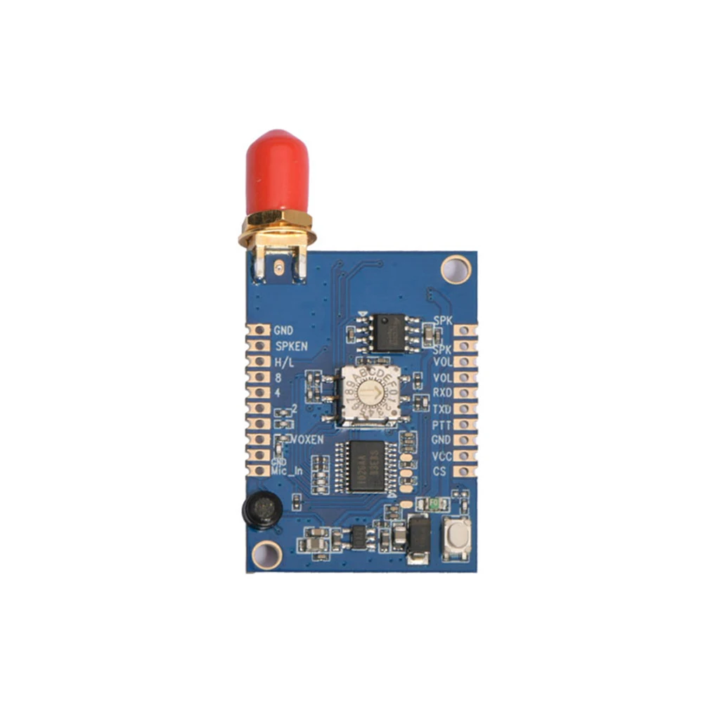 2SETS 1W RF Audio Module SA828-U 400MHz-480MHz 1W 30dBm Industrial Grade Walkie Talkie Module 6