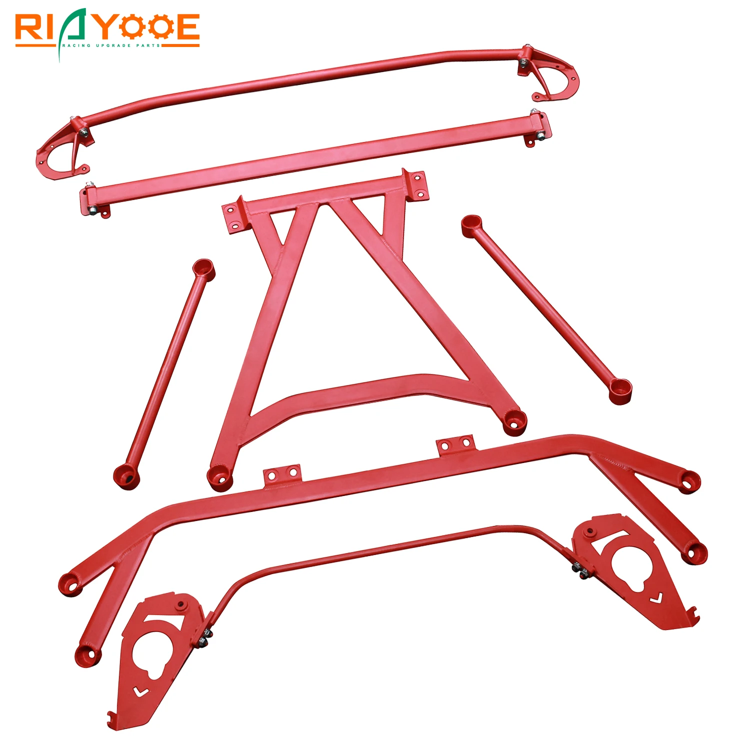 RacingCarFrontChassisSuspensionUpperStrutTieBarRearLower