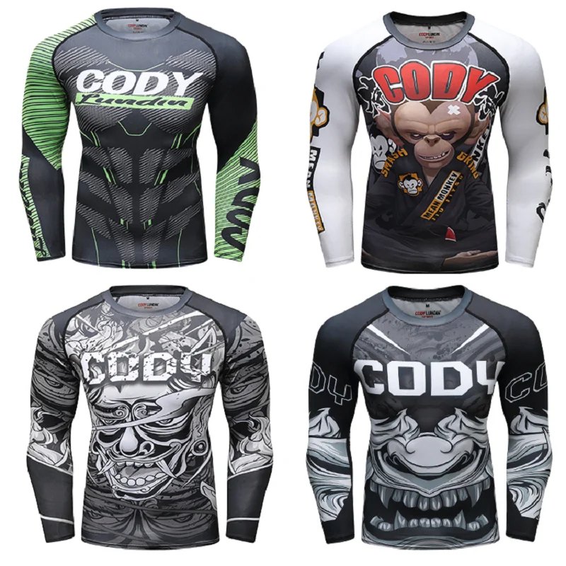 Shirt Compression Cody | Jiu Jitsu Shirt | Cody Lundin | Rashguard | T- shirts - Style Men - Aliexpress