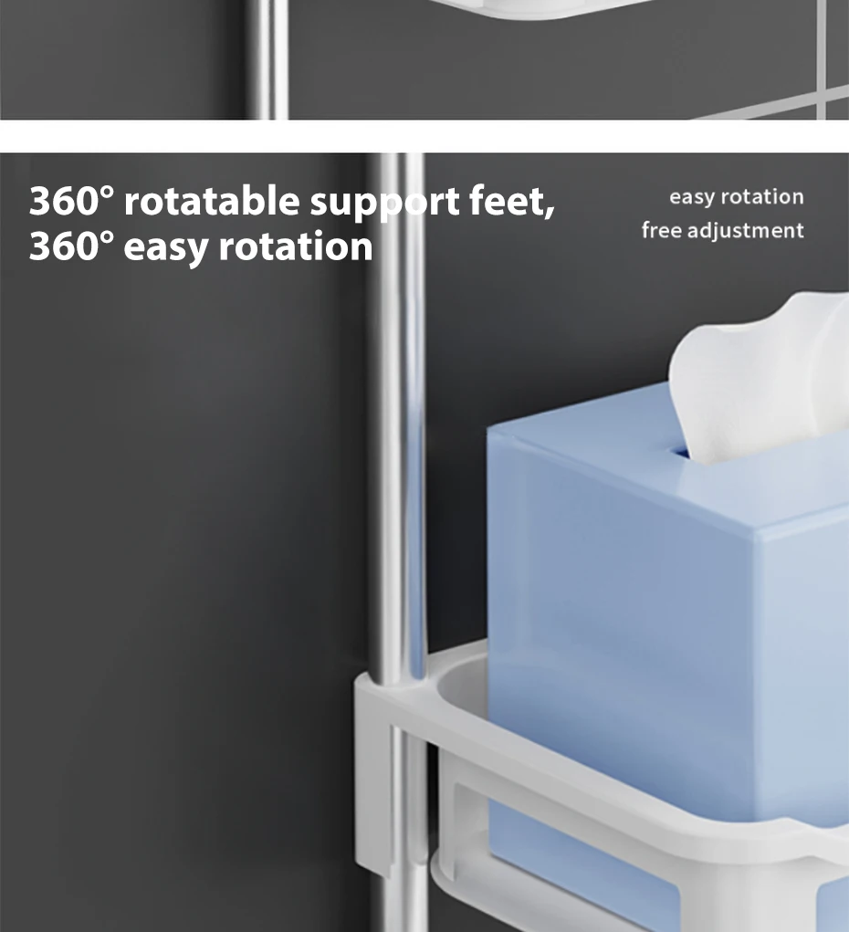 Toilet Rack No Drilling Shelf Above The Toilet Tank Bathroom Rack