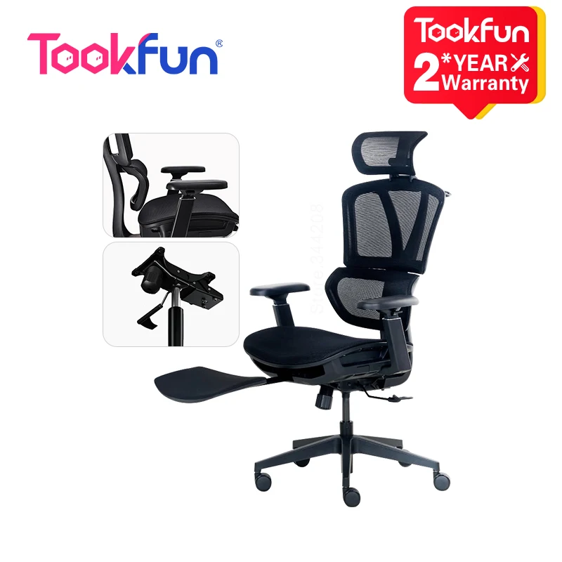 

Tookfun Z9 Smart Ergonomic Chair Gaming Seat Office Chair 3D Armrest Lift Rotating Chair Independent Lumbar Support Can Lie