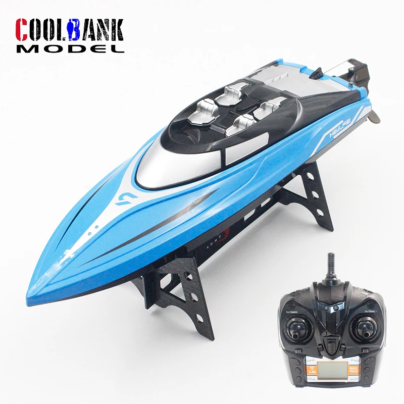 

Mini RC Boat Kids Toys 25 KM/H High-speed 2.4Ghz 4CH Remote Control Speedboat Multifunctional Outdoor RC Toys Gifts DIY COOLBANK