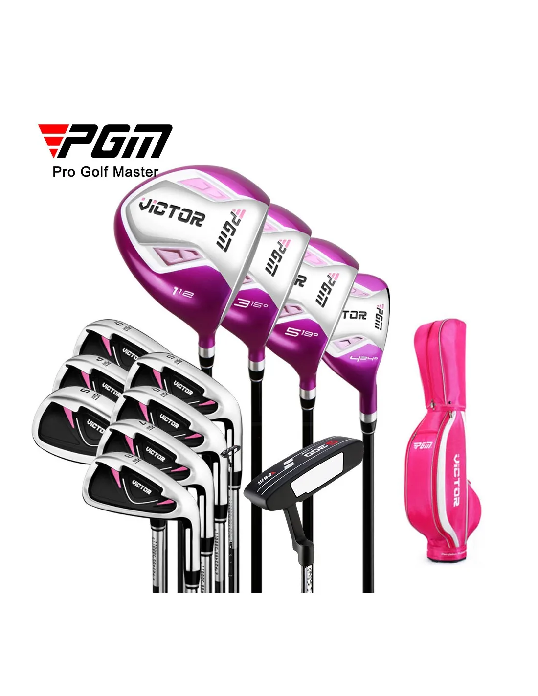Pgm Set Completo 12 Mazze Da Golf Vct Per Adulti