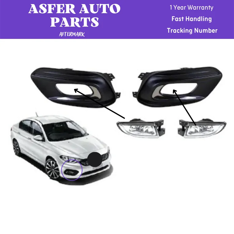 FRONT BUMPER FOG LIGHT FOR FIAT TIPO (EGEA) 2016 AFTER DODGE NEON FOR FIAT  BRAVO LEFT RIGHT HIGH QUALITY OEM 51775550 51827372 - AliExpress