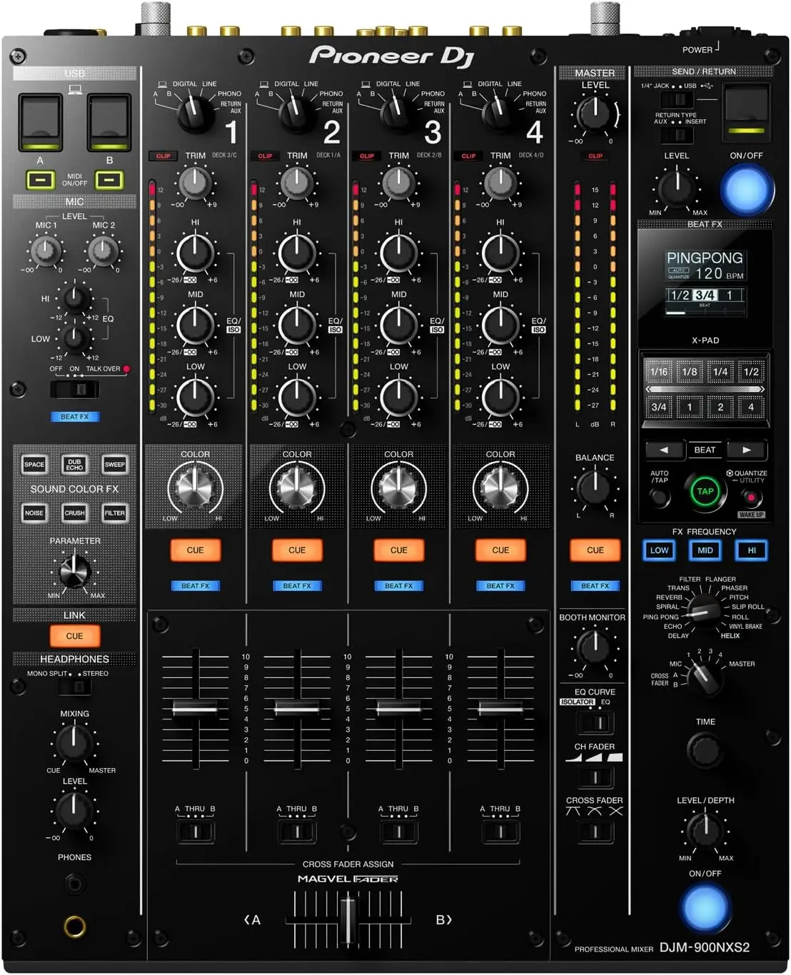 

Совершенно новый Pioneer DJ DJM-A9 4-канальный миксер (черный)-купите 2 и получите 1 бесплатно.