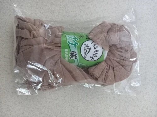 Transparent Thin Women Crystal Silk Socks photo review