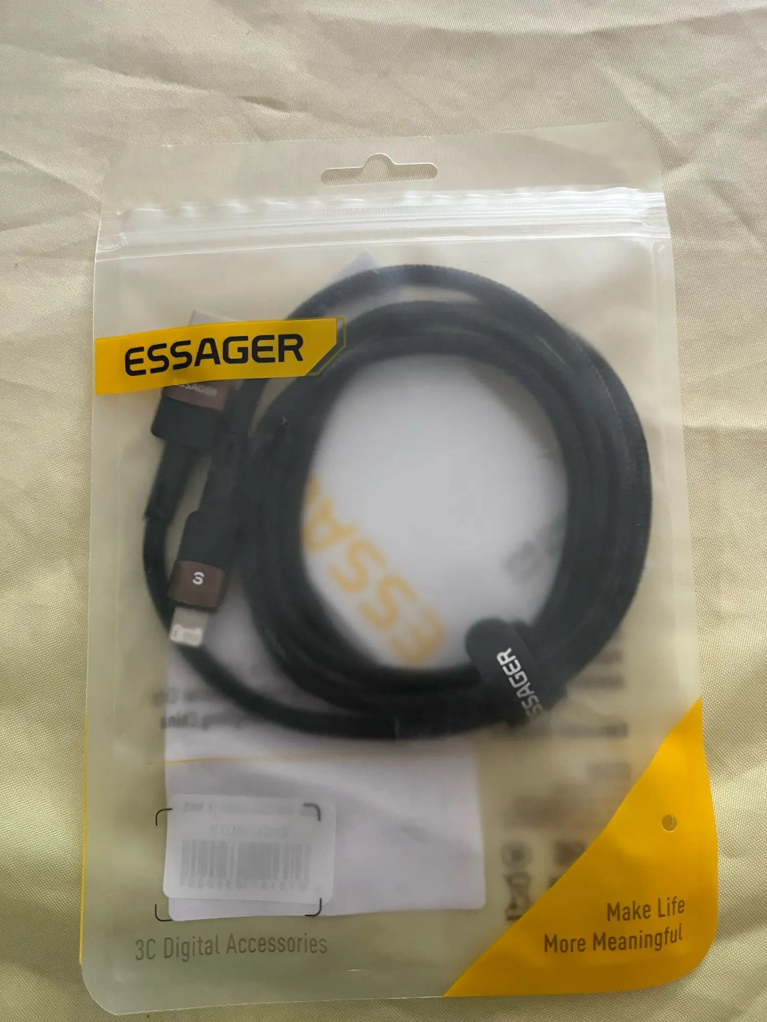 Essager Fast Charging For iPhone Usb Cable 11 12 13 Pro Max Mini Xs Xr X SE 8 7 6 Plus 6s 5 5s 2.4A Wire For iPhone Charger Cord photo review