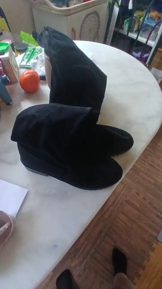 Over-the-Knee Boots with Back Lace-Up Detail