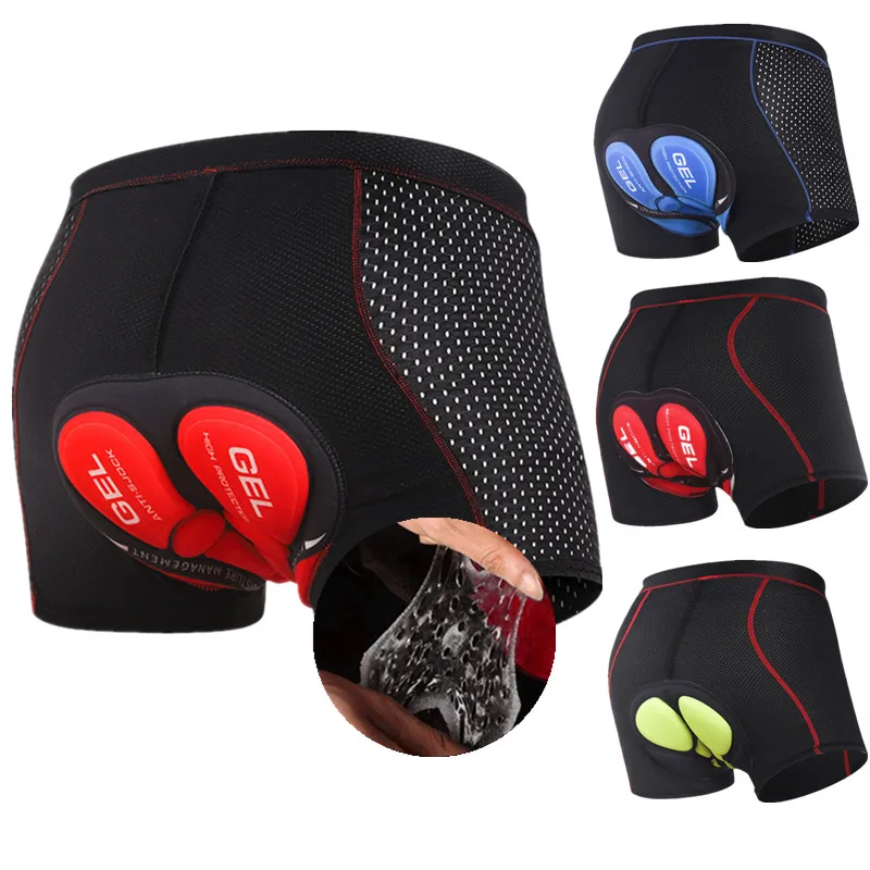 5DGelPadCyclingShortsMenTightMountainBikeShortsShockproof