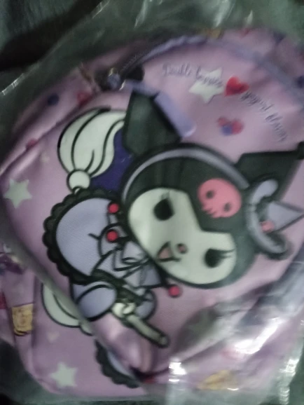 Anime Hello Kitty Sanrio bolso de pecho para niños 가Kuromi Pochacco bolsas de mensajero Cinnamoroll Pompompurin mochila para regalo de niños photo review