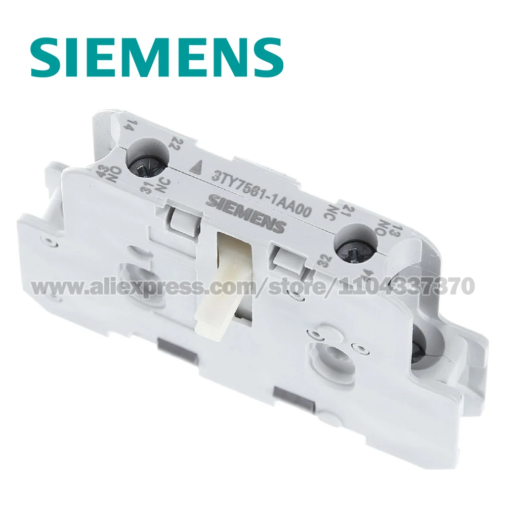 SIEMENS 크기 2...14용 보조 스위치 블록 1차 보조 스위치 블록 왼쪽 또는 오른쪽 3TY7561-1AA00 3TY75611AA00